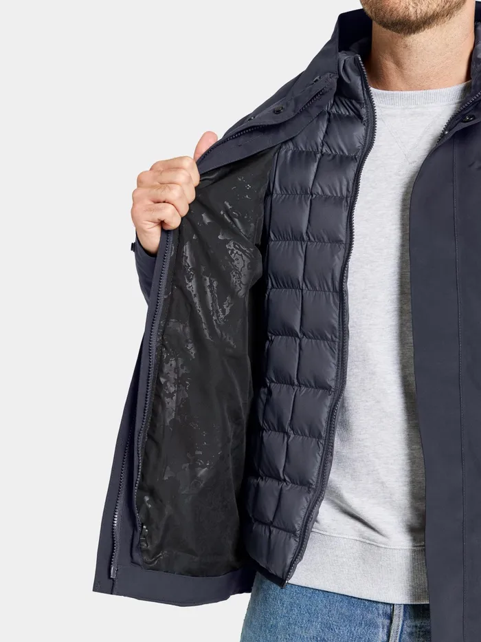 Men Jakob Jacket Dark Night Blue Didriksons Autumn Jackets