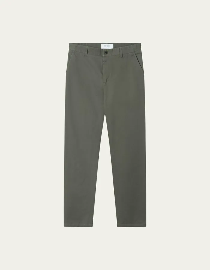 Men Jared Twill Chino Pants 8211 Olive Night Les Deux Pants