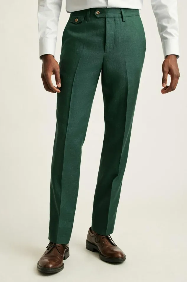 Men Jetsetter Italian Linen Dress Pant Mineral Green Bonobos Dress Pants