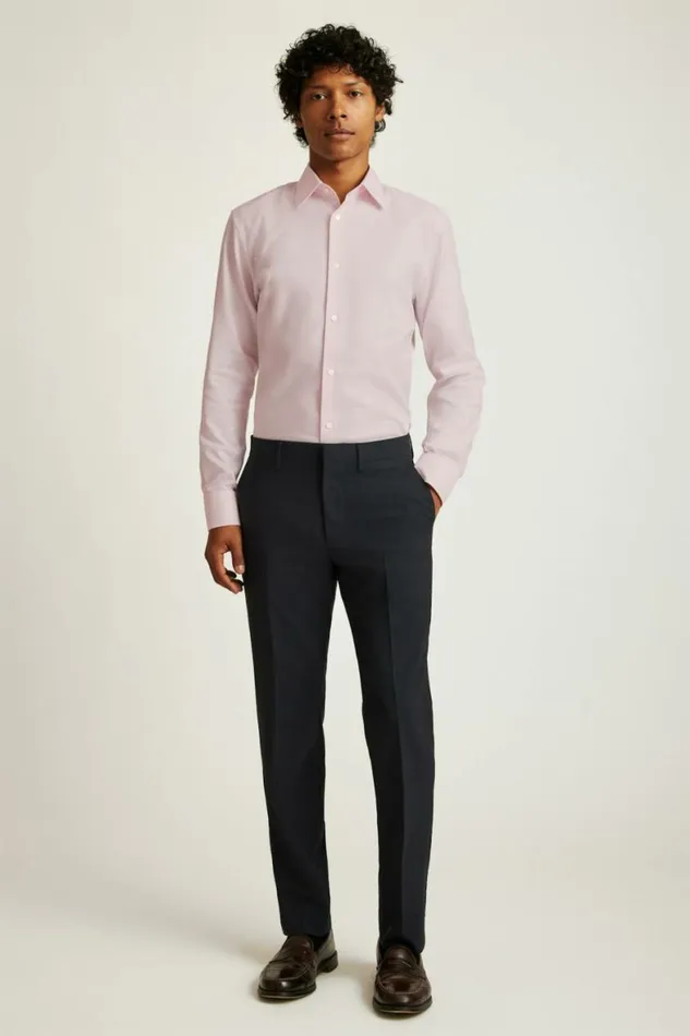 Men Jetsetter Premium Dress Shirt Pink Dobby Bonobos Formal Dress Shirts