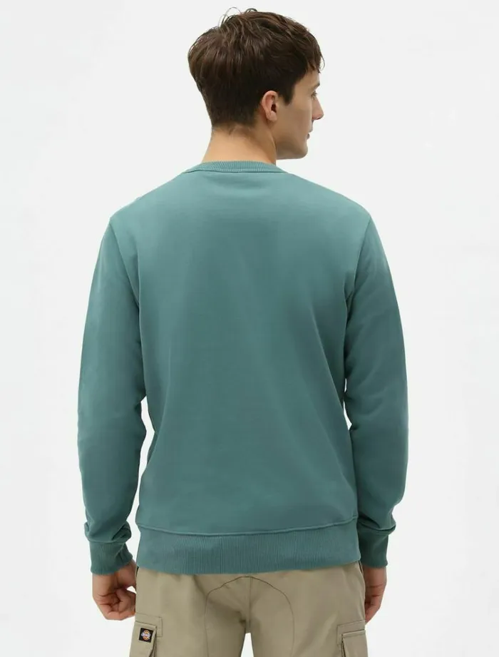 Men Jumpers and Sweatshirts Dickies Aitkin Sweatshirt Lcoln Green