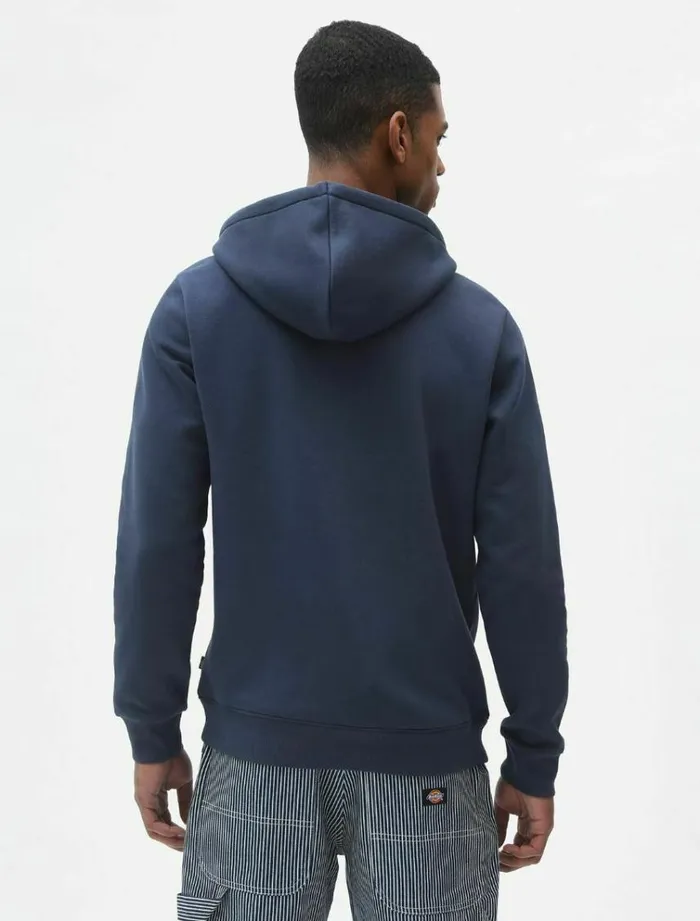 Men Jumpers and Sweatshirts Dickies Icon Logo Hoodie Navy Blue