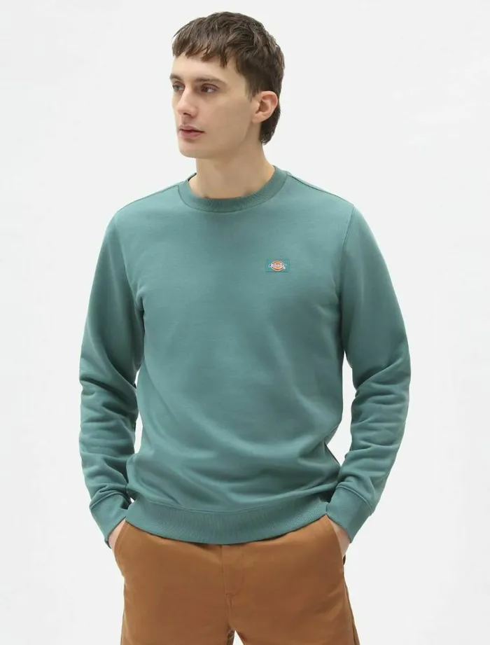 Men Jumpers and Sweatshirts Dickies Oakport Sweatshirt Lcoln Green