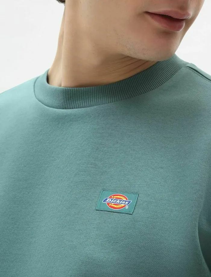 Men Jumpers and Sweatshirts Dickies Oakport Sweatshirt Lcoln Green