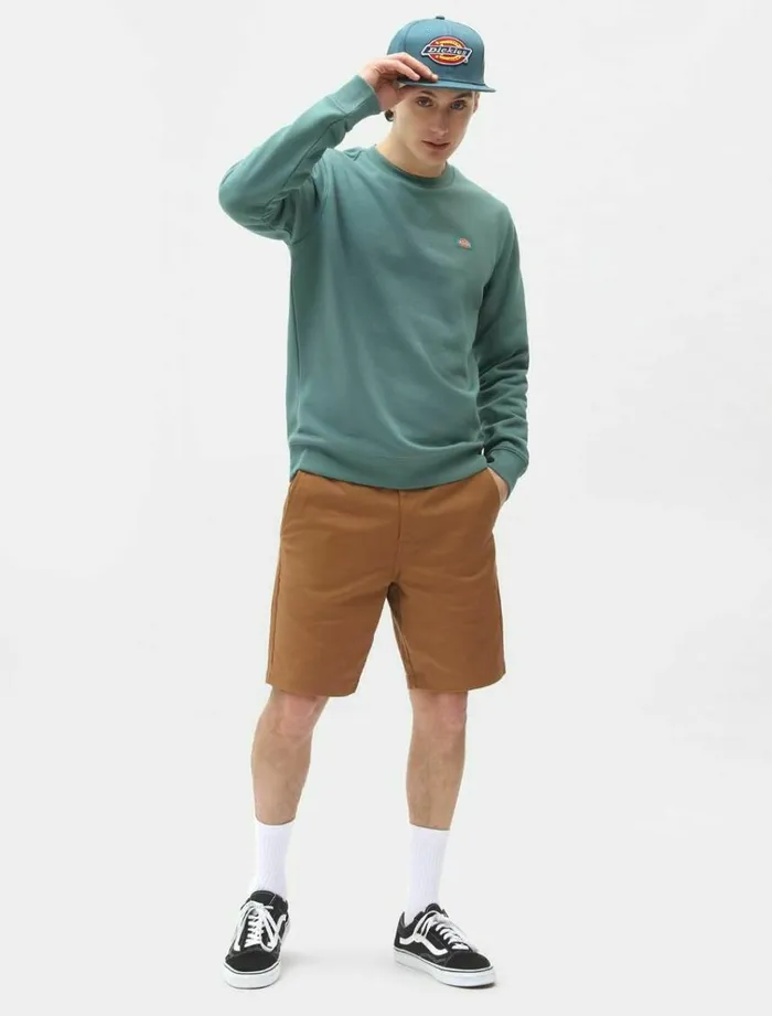 Men Jumpers and Sweatshirts Dickies Oakport Sweatshirt Lcoln Green