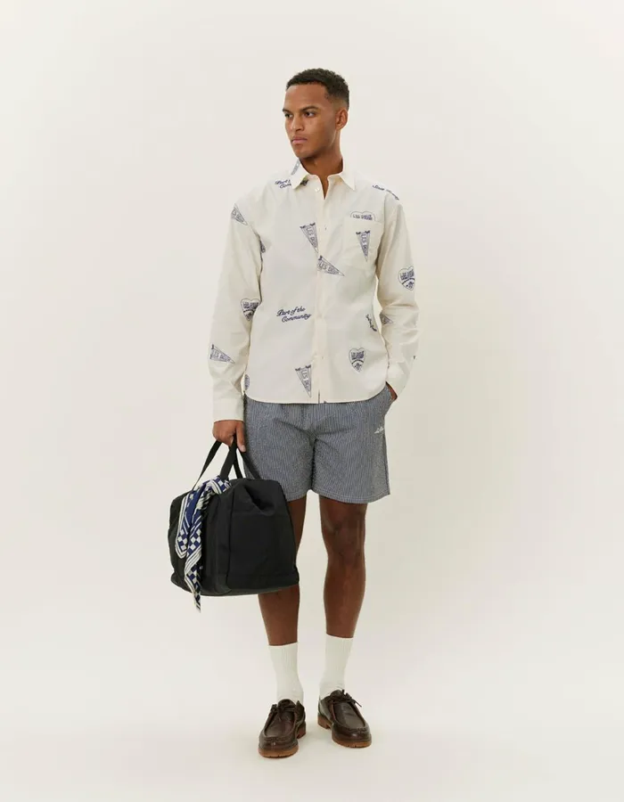 Men Kalen AOE Shirt 8211 IvoryBlueprint Les Deux ShirtsOvershirts