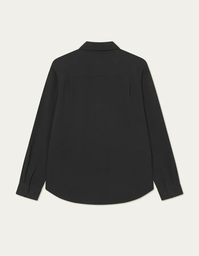 Men Kash Shirt 8211 BlackBlack Les Deux ShirtsOvershirts