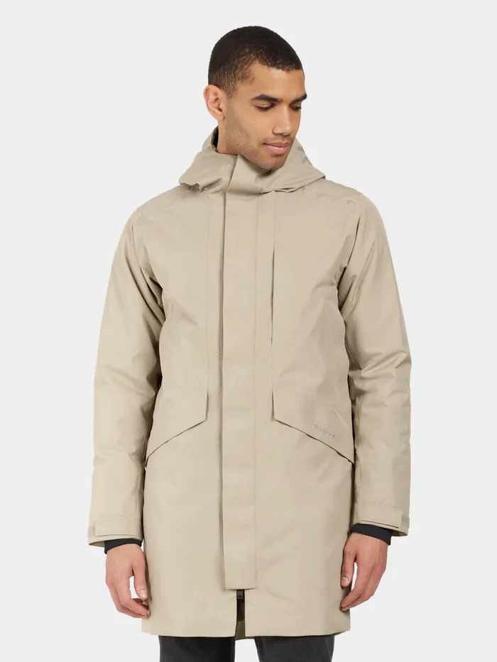 Men Kenny Parka Almost Beige Didriksons Autumn Jackets