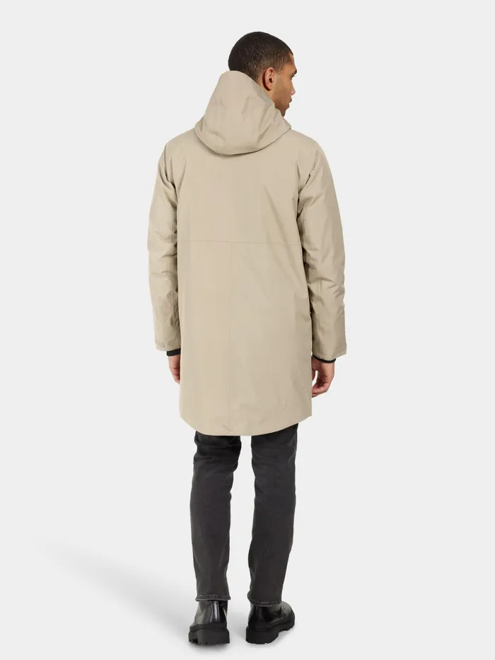 Men Kenny Parka Almost Beige Didriksons Autumn Jackets