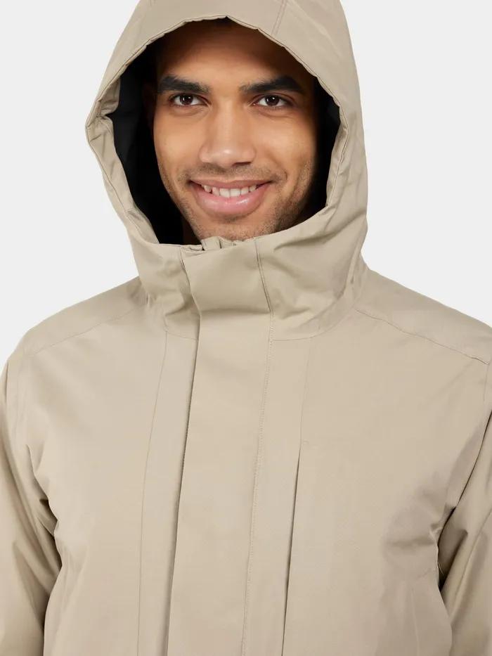 Men Kenny Parka Almost Beige Didriksons Autumn Jackets