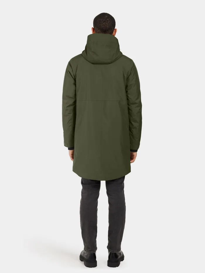 Men Kenny Parka Deep Green Didriksons Autumn Jackets