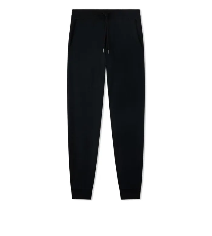 Men Knitwear Tom Ford Superfine Merino Sweatpants Black