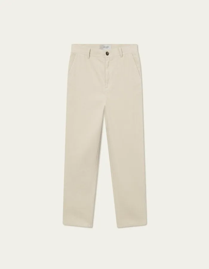 Men Kody Heavy Corduroy Pants 8211 Ivory Les Deux Pants