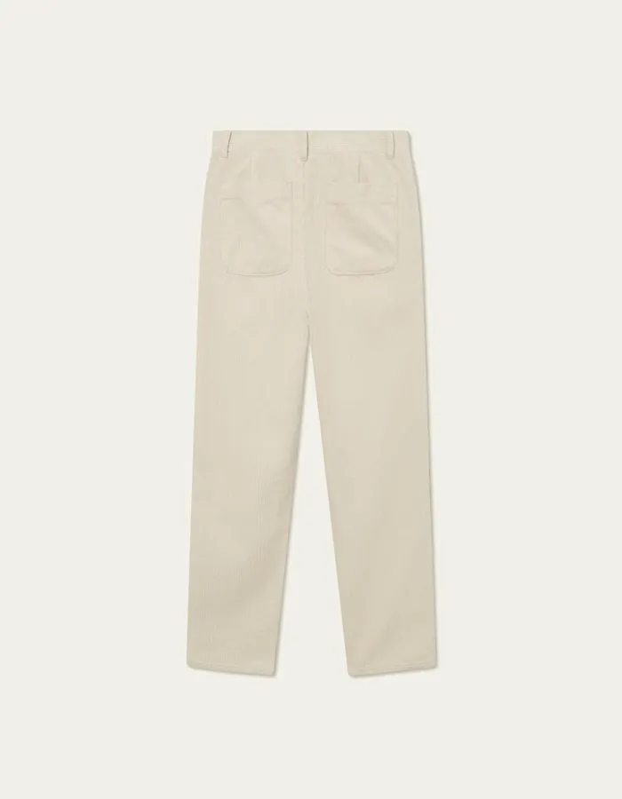 Men Kody Heavy Corduroy Pants 8211 Ivory Les Deux Pants