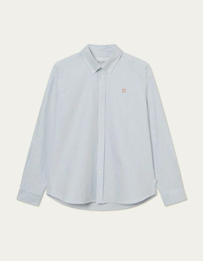 Men Konrad Contrast Oxford Shirt 8211 Light BlueWhite Les Deux ShirtsOvershirts Men Konrad Contrast Oxford Shirt 8211 Light BlueWhite Les Deux ShirtsOvershirts