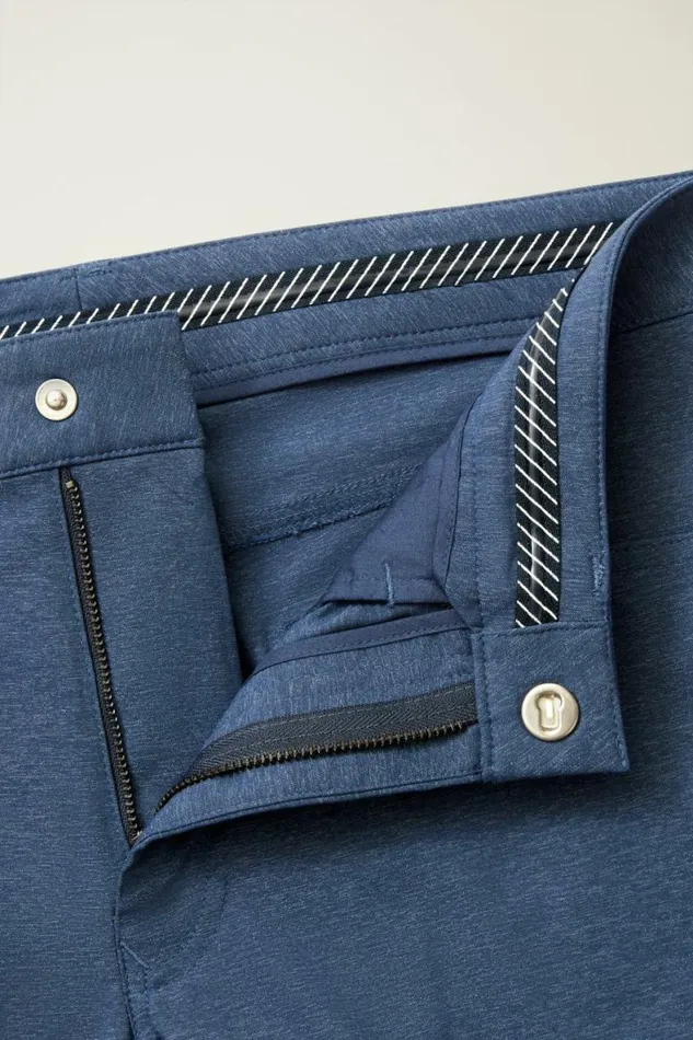 Men Lightweight 5Pocket Golf Pant Heather Navy Bonobos Golf Pants