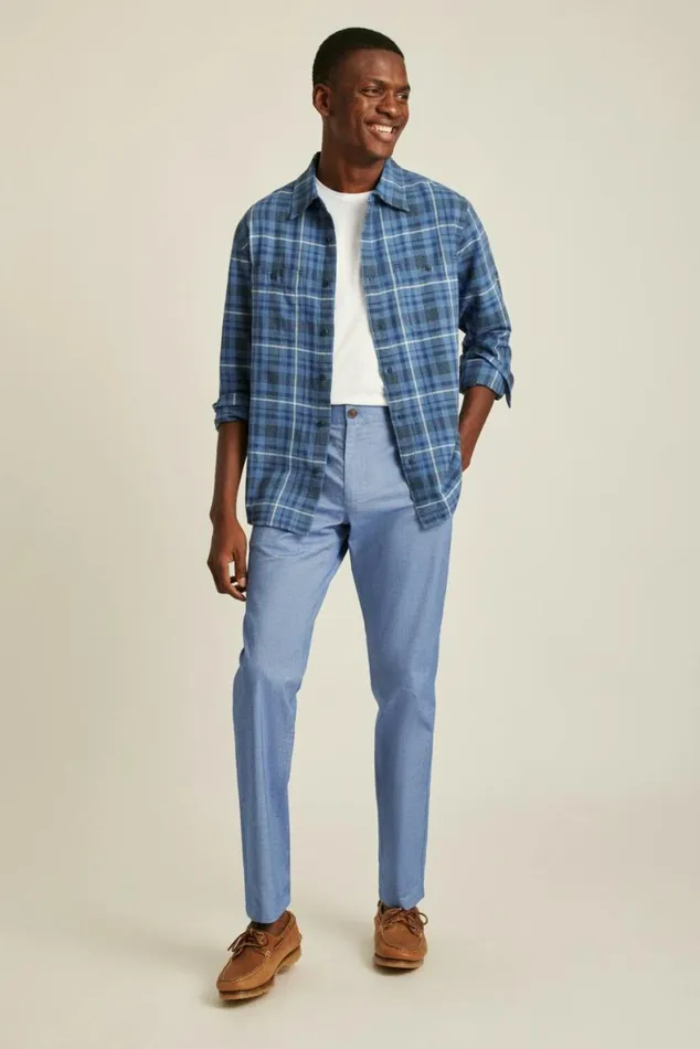 Men Lightweight Chino Light Indigo Bonobos Chinos
