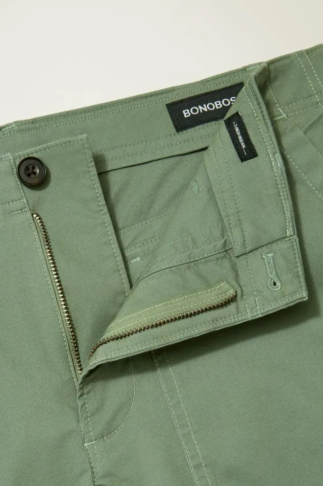 Men Lightweight Travel Short Deep Sage Bonobos Chino Shorts