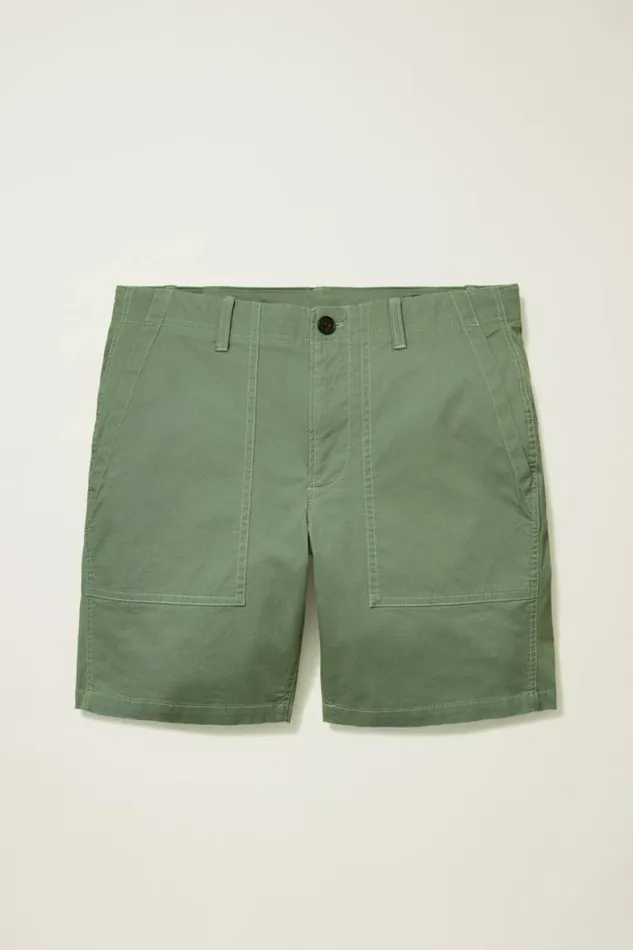 Men Lightweight Travel Short Deep Sage Bonobos Chino Shorts