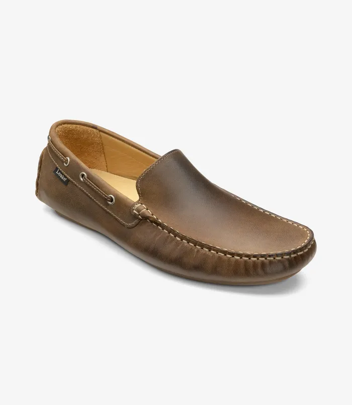 Men Loake Donington Brown Nubuck Loafers