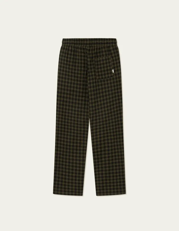 Men Ludwig Flannel Pyjama Shirt and Pants 8211 RosinBlack Les Deux ShirtsOvershirts