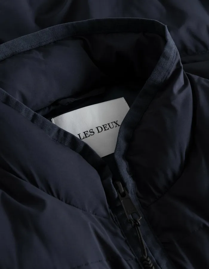 Men Newport Padded Vest 8211 Dark Navy Les Deux JacketsCoats