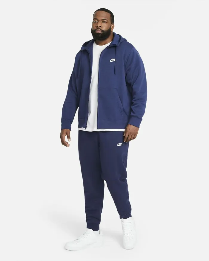 Men Nike All Clothing Sportswear Club Fleece Midnight Navymidnight Navywhite