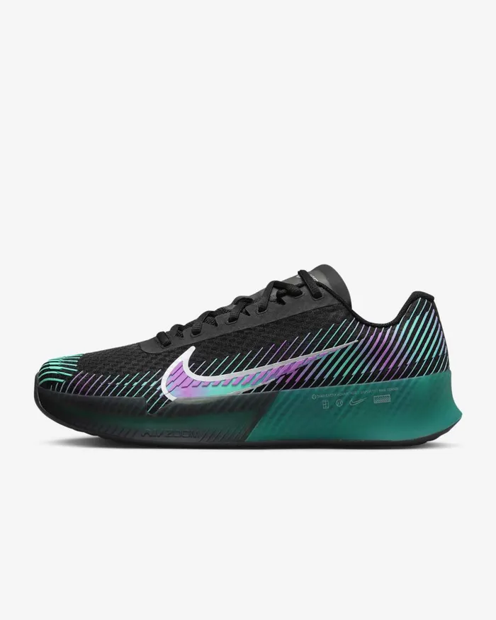 Men Nike All Shoes NikeCourt Air Zoom Vapor 11 Attack PRM Blackdeep Jungleclear Jade Iimulticolour