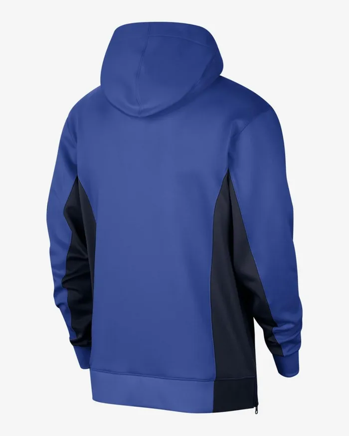 Men Nike Hoodies And Sweatshirts Dallas Mavericks Showtime Game Royalcollege Navycollege Navywhite