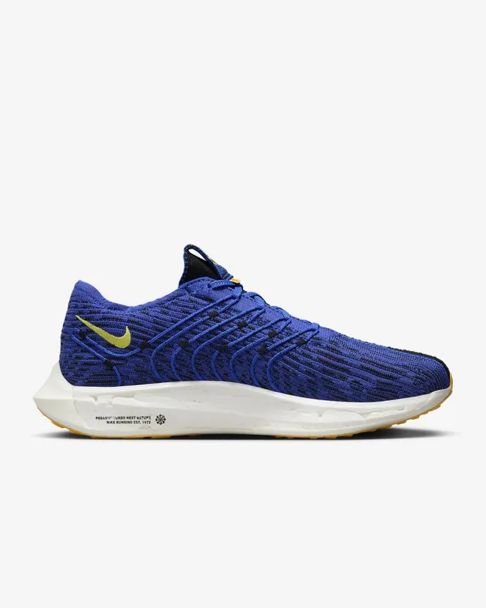 Men Nike Running Pegasus Turbo Racer Blueblacksundialhigh Voltage