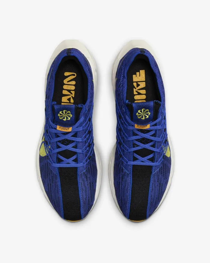 Men Nike Running Pegasus Turbo Racer Blueblacksundialhigh Voltage