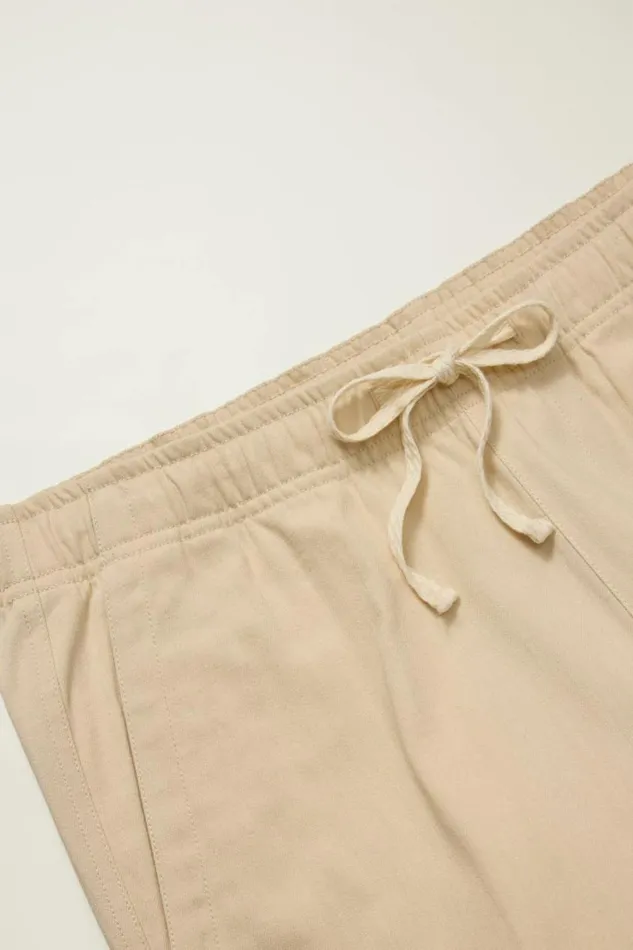 Men Nomad Short Cream Needle Point Floral Bonobos Seasonal Pants