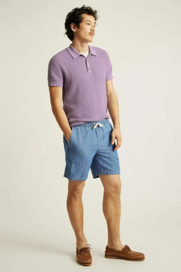 Men Nomad Short Light Wash Chambray Bonobos Casual Shorts
