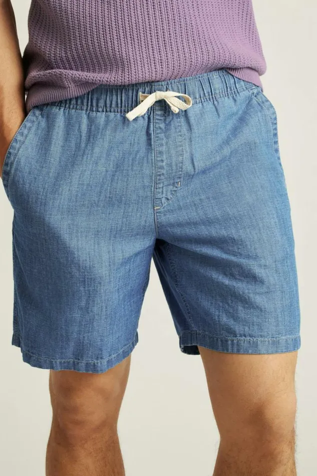 Men Nomad Short Light Wash Chambray Bonobos Casual Shorts