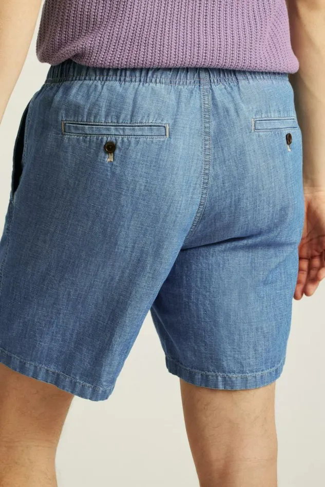 Men Nomad Short Light Wash Chambray Bonobos Casual Shorts