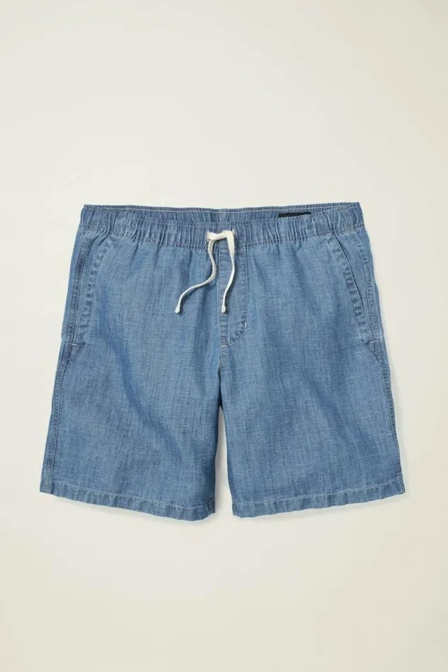 Men Nomad Short Light Wash Chambray Bonobos Casual Shorts