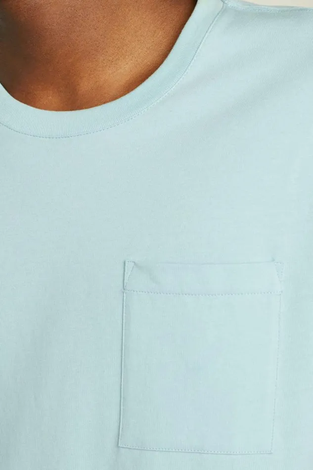 Men Organic Cotton Tee Blue Stratosphere Bonobos Short Sleeve Tees