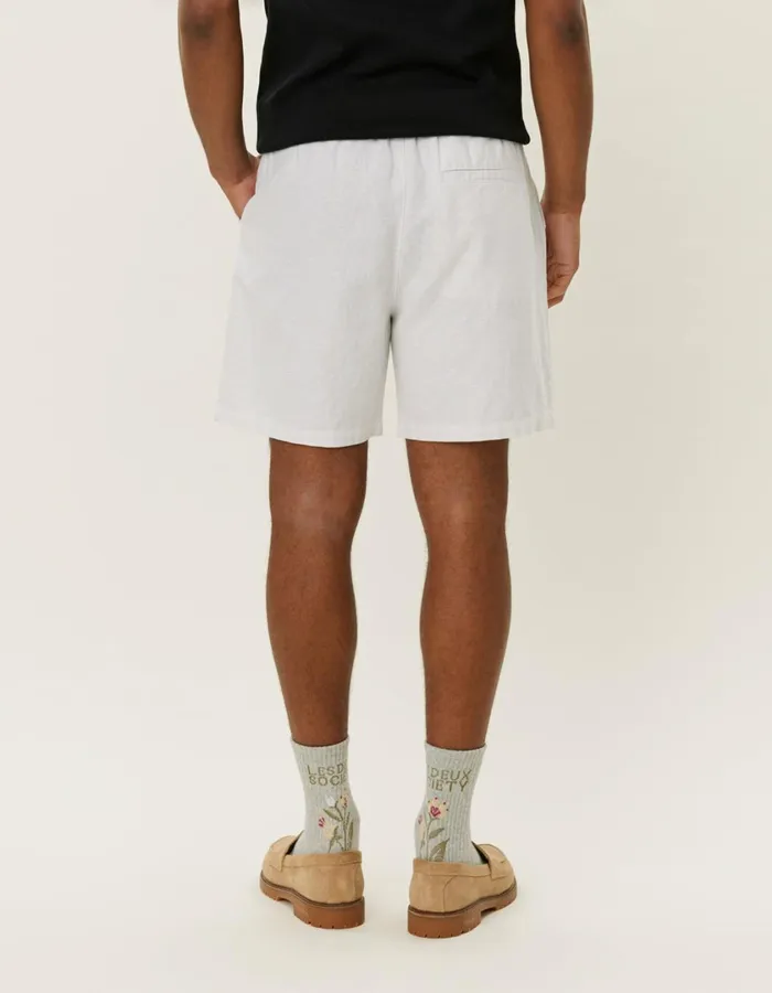 Men Otto Linen Shorts 8211 WhiteWhite Les Deux Shorts