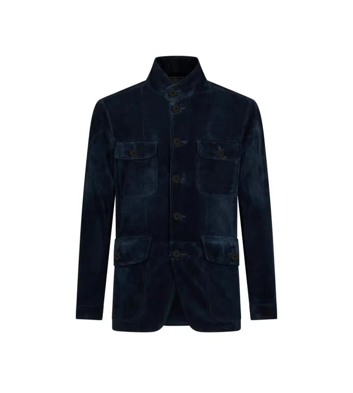 Men Outerwear Tom Ford Cashmere Suede Military Jacket