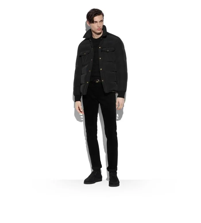 Men Outerwear Tom Ford Down Outershirt Black Men Outerwear Tom Ford Down Outershirt Black