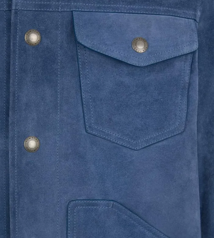 Men Outerwear Tom Ford Suede Western Blouson Men Outerwear Tom Ford Suede Western Blouson