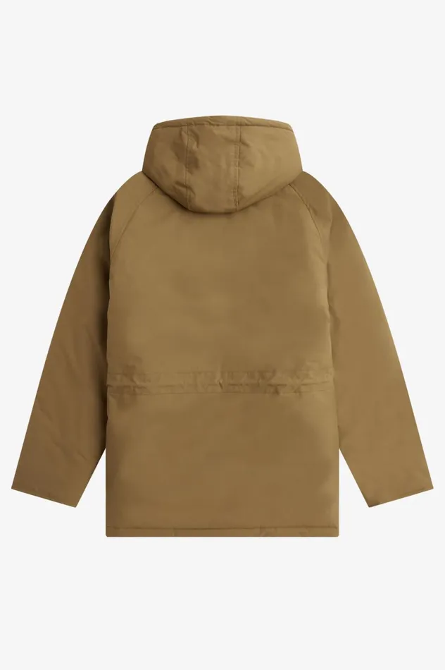 Men Padded Zip Through Jacket Shaded Stone Fred Perry Coats and Jackets