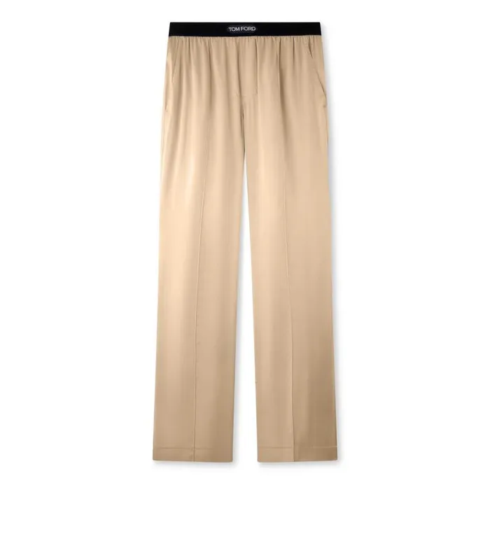 Men PAJAMA PANTS and LONG JOHNS Tom Ford Silk Pajama Pants Nude