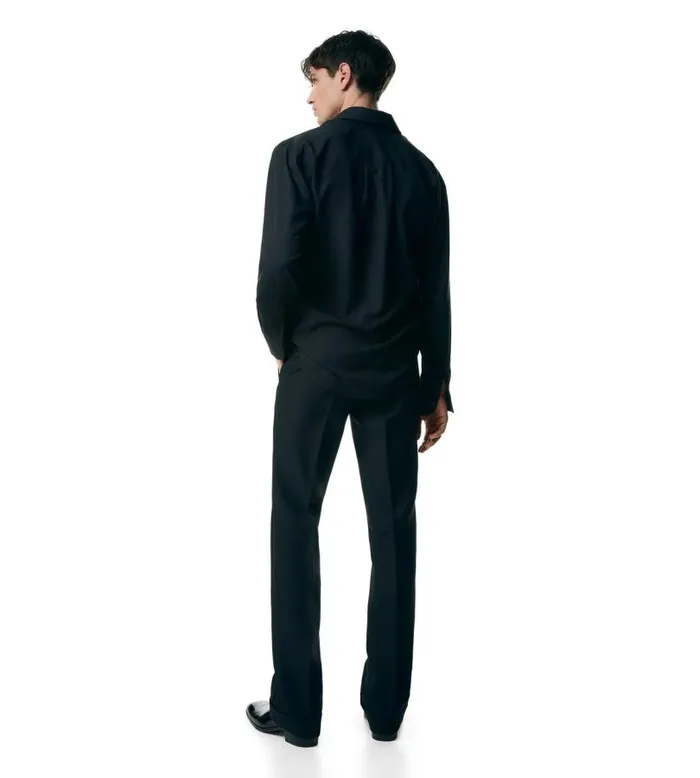 Men Pants and Shorts Tom Ford Organza Silk Poplin Atticus Trouser Black Men Pants and Shorts Tom Ford Organza Silk Poplin Atticus Trouser Black