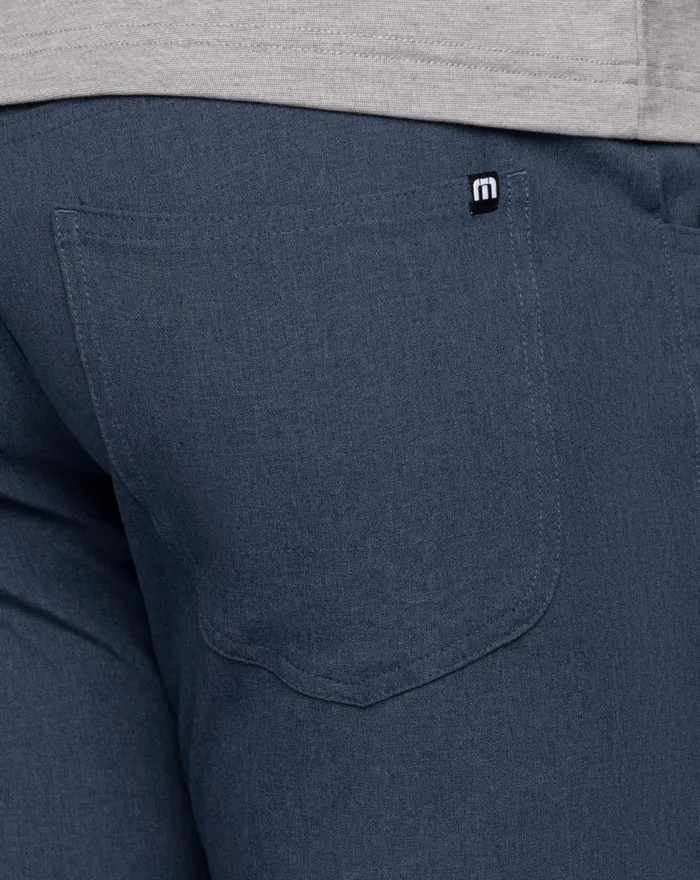 Men Pants TravisMathew OPEN TO CLOSE PANT Heather Navy