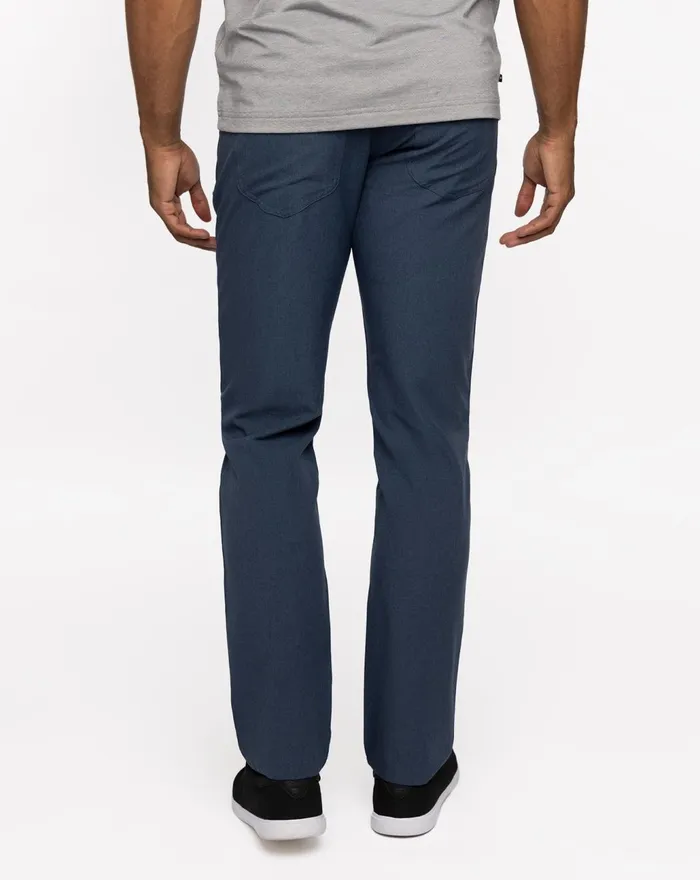 Men Pants TravisMathew OPEN TO CLOSE PANT Heather Navy