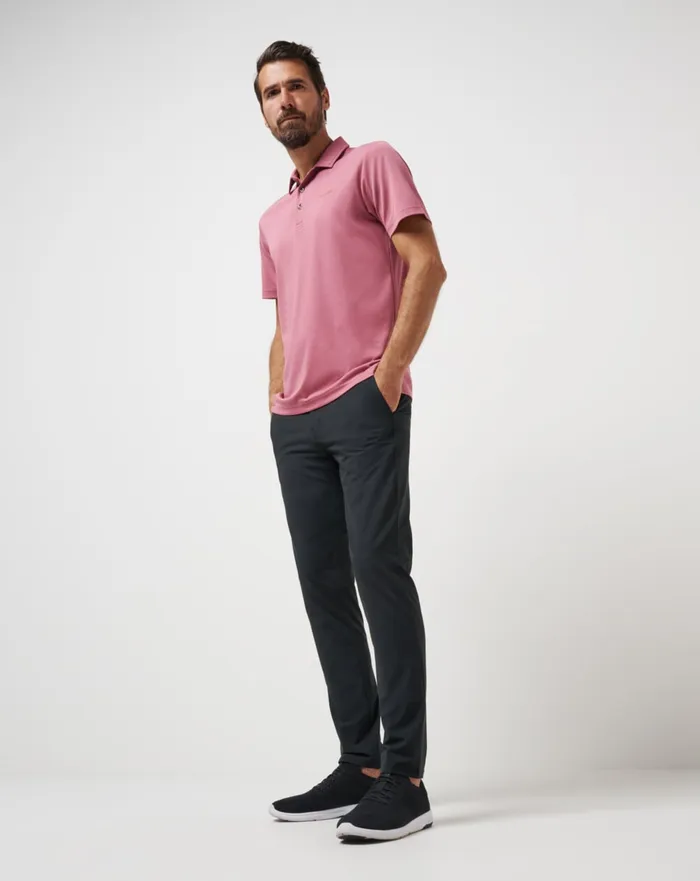 Men Pants TravisMathew OPEN TO CLOSE TECH CHINO PANT Black