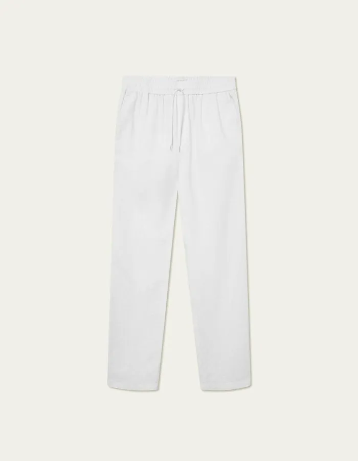 Men Patrick Linen Pants 8211 WhiteWhite Les Deux Pants