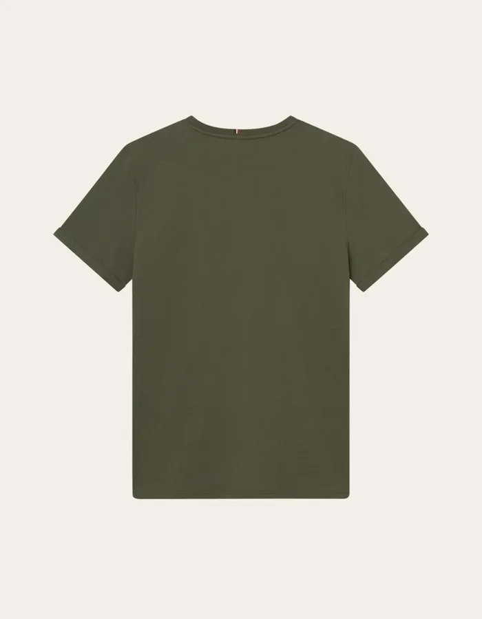 Men Piece TShirt 8211 Olive NightIvory Les Deux Tshirts