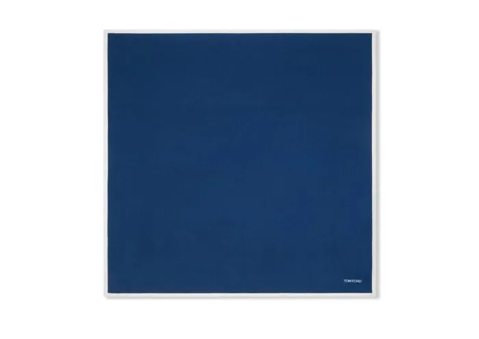 Men Pocket Squares Tom Ford Silk Pocket Square Navy Men Pocket Squares Tom Ford Silk Pocket Square Navy